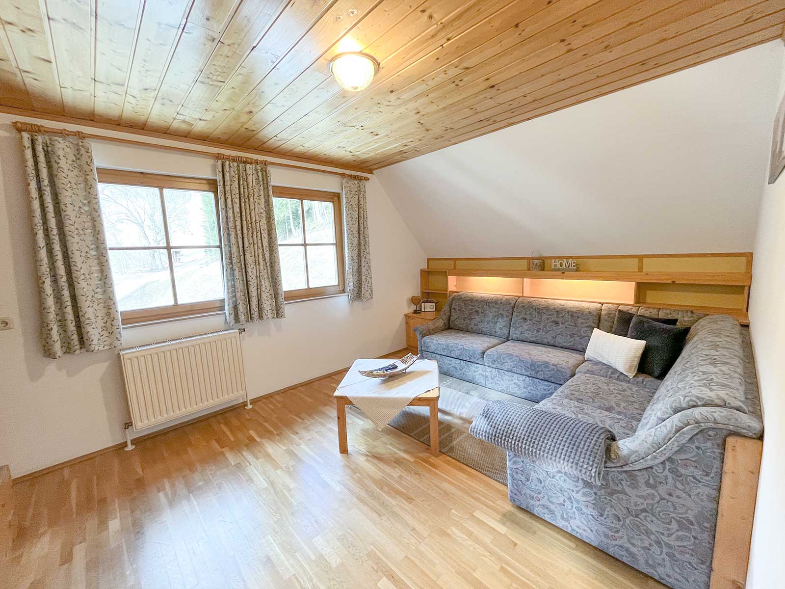 Wohnzimmer, Ferienwohnung Waldheimat Haizlhof